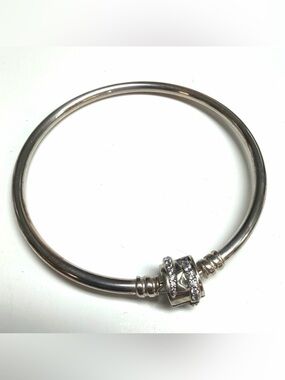 Pandora Ale Sterling Silver Zirconia Shooting Star Bangle Bracelet